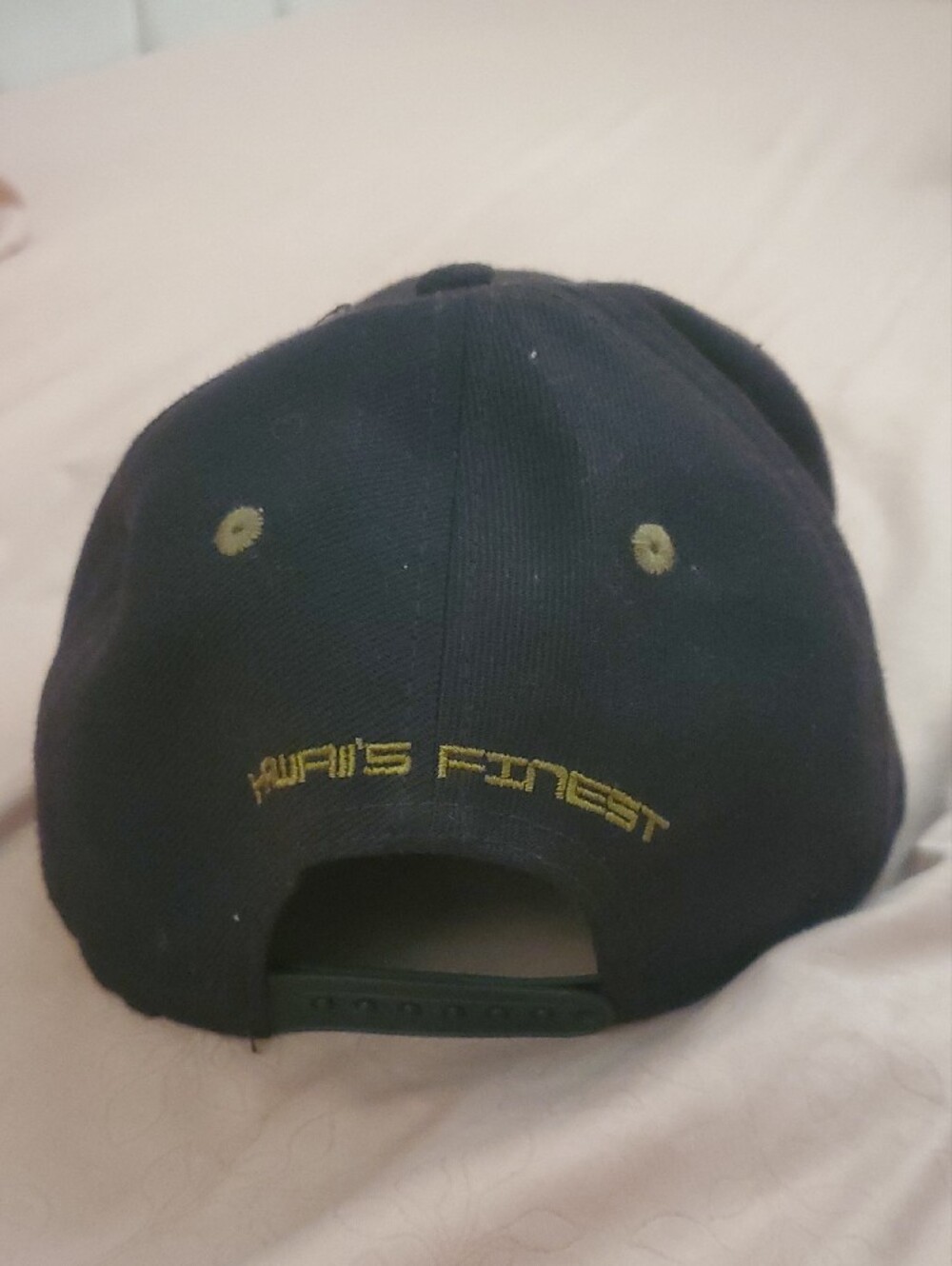 Black Snapback with Olive Logo - Picture 3 of 4